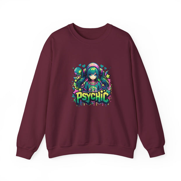 Graffiti Anime Girls Unisex Heavy Blend™ Crewneck Sweatshirt