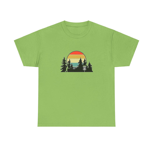 Retro Disc Golf Unisex Heavy Cotton Tee