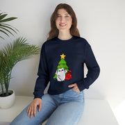 Christmas cat Unisex Heavy Blend™ Crewneck Sweatshirt