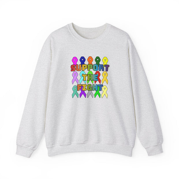 Support the Fight Unisex Heavy Blend™ Crewneck Sweatshirt
