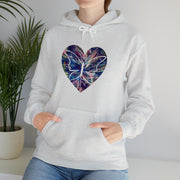 Heart Butterfly Unisex Heavy Blend™ Hooded Sweatshirt