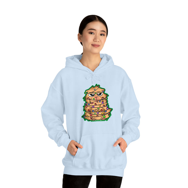 Christmas cat Unisex Heavy Blend™ Hooded Sweatshirt