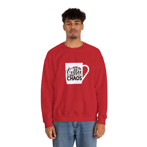 Coffee and Chaos Unisex Heavy Blend™ Crewneck Sweatshirt