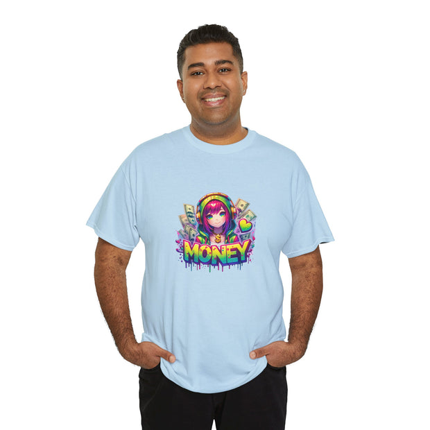 Graffiti Anime Girls Unisex Heavy Cotton Tee