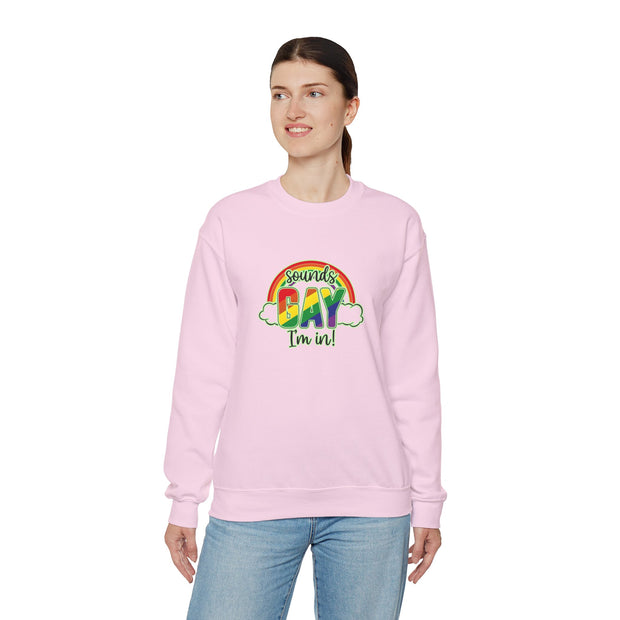 Sounds Gay Unisex Heavy Blend™ Crewneck Sweatshirt