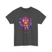 Anime Female Demon Unisex Heavy Cotton Tee