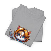 Horror Movie Cats Unisex Heavy Cotton Tee