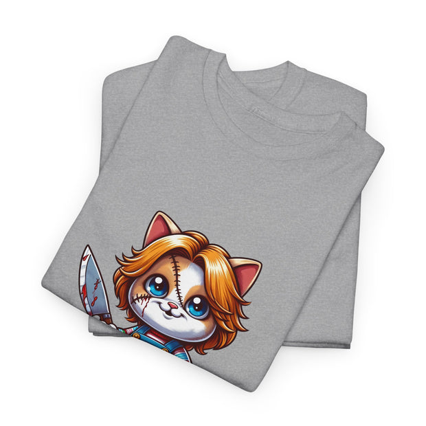 Horror Movie Cats Unisex Heavy Cotton Tee