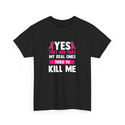 Breast Cancer Unisex Heavy Cotton Tee