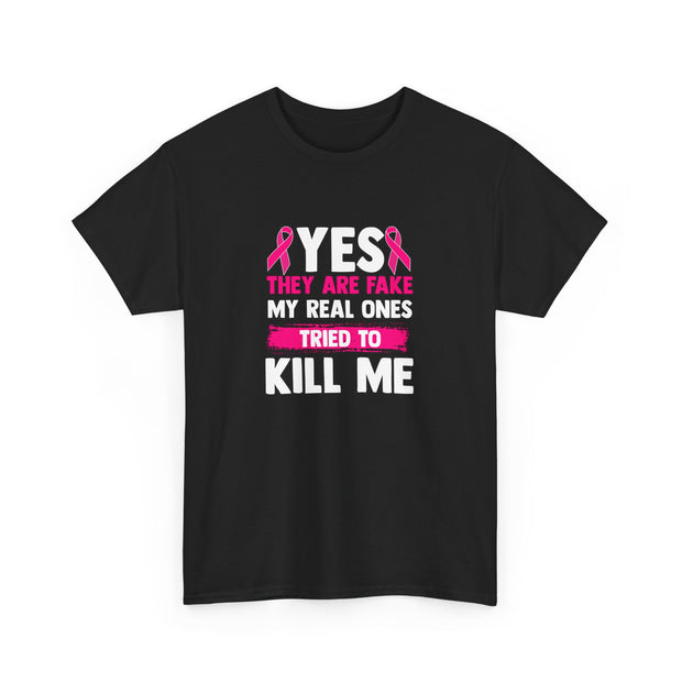 Breast Cancer Unisex Heavy Cotton Tee
