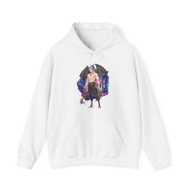 Anime Male Demon Unisex Heavy Blend™ Hooded Sweatshirt
