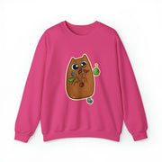 Christmas cat Unisex Heavy Blend™ Crewneck Sweatshirt