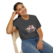 Mom Flowers Unisex Softstyle T-Shirt
