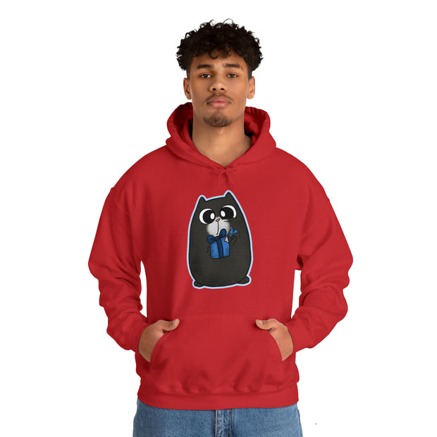 Christmas cat Unisex Heavy Blend™ Hooded Sweatshirt