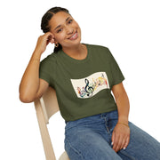 Musical Notes Unisex Softstyle T-Shirt