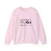 Peace Love Camping Unisex Heavy Blend™ Crewneck Sweatshirt