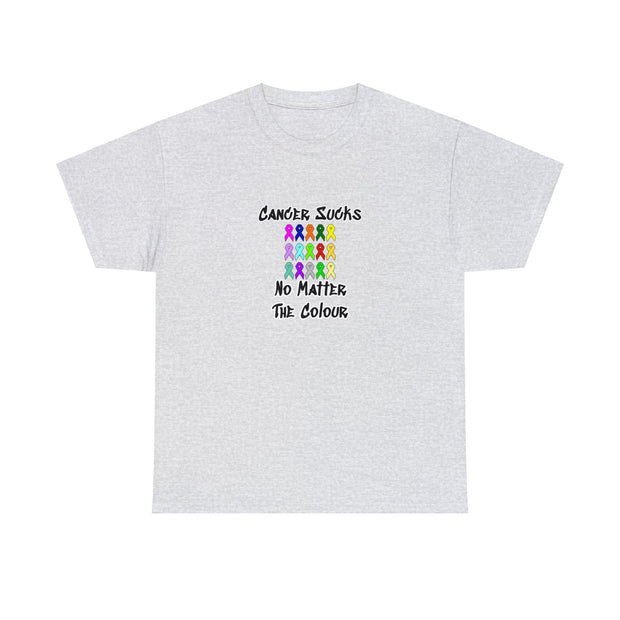 Cancer Sucks Unisex Heavy Cotton Tee