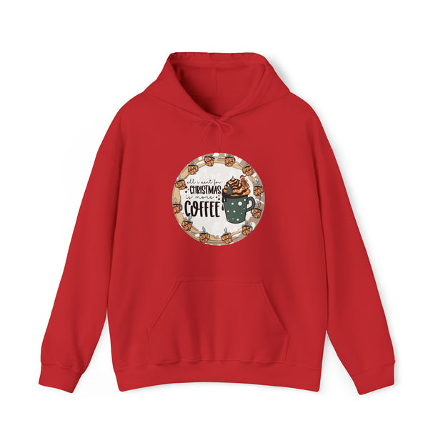 Christmas Coffee Unisex Heavy Blend™ Hooded Sweatshirt