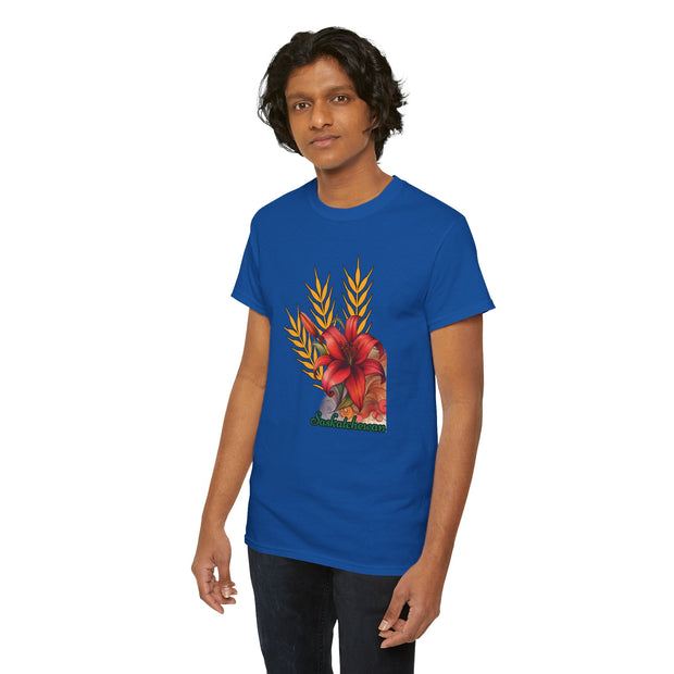 Saskatchewan Lily Unisex Heavy Cotton Tee