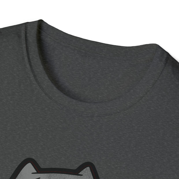 Christmas cat Unisex Softstyle T-Shirt
