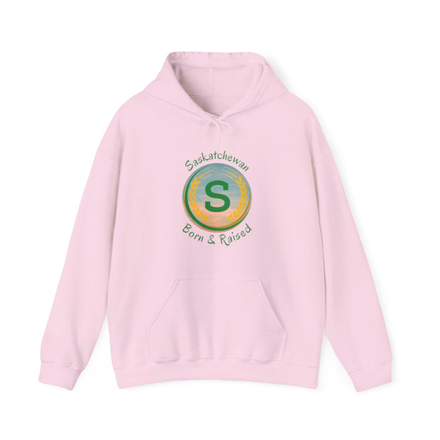 Saskatchewan Born & Raised Unisex Heavy Blend™ Hooded Sweatshirt