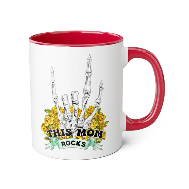 This Mom Rocks Accent Mugs, 11oz