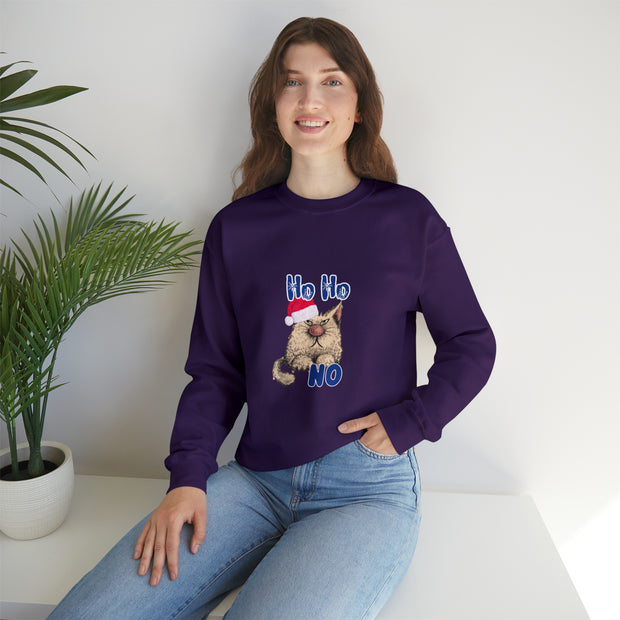 Christmas cat Unisex Heavy Blend™ Crewneck Sweatshirt