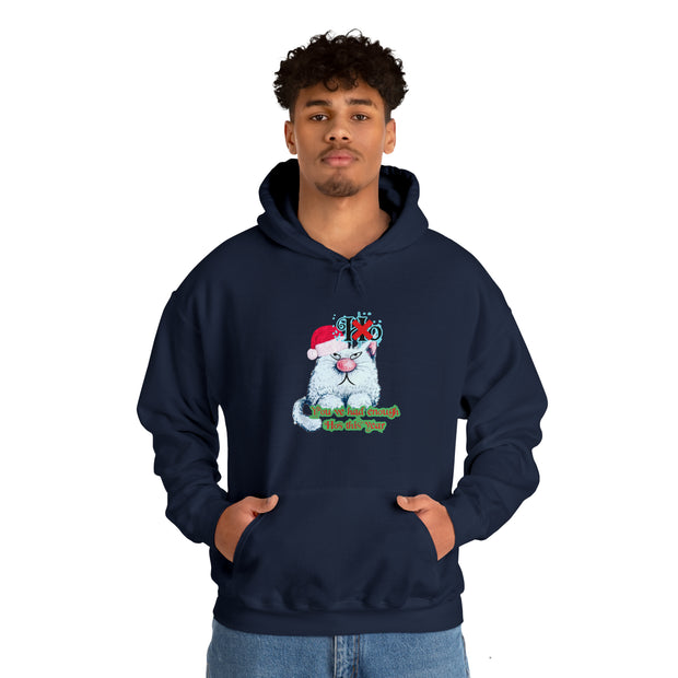Christmas cat Unisex Heavy Blend™ Hooded Sweatshirt