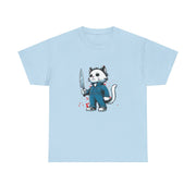 Horror Movie Cats Unisex Heavy Cotton Tee