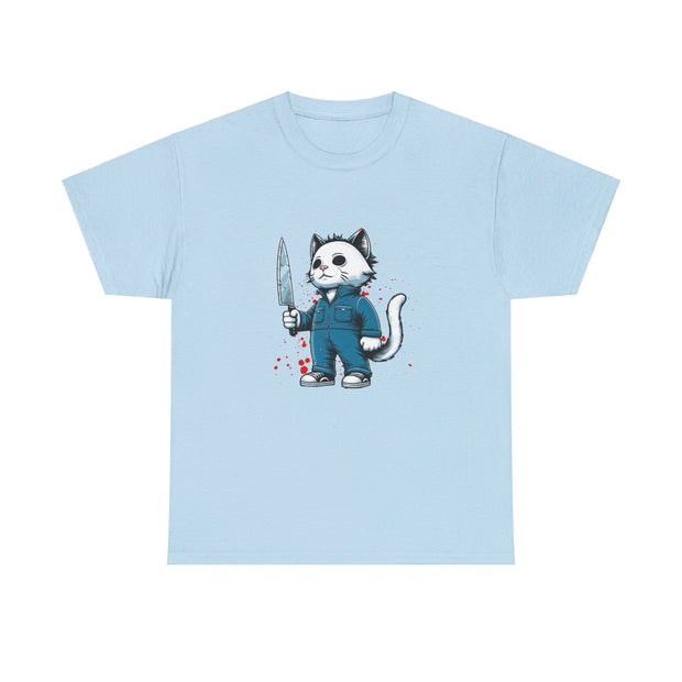 Horror Movie Cats Unisex Heavy Cotton Tee