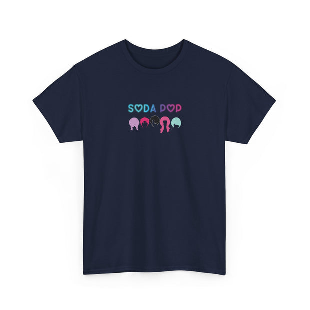 Soda Pop Unisex Heavy Cotton Tee, Casual Wear, Gift for Friends, Fun Summer T-Shirt, Graphic Shirt for Parties, Trendy Everyday Tee