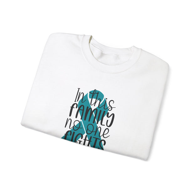 In this Family Support Unisex Heavy Blend™ Crewneck Sweatshirt