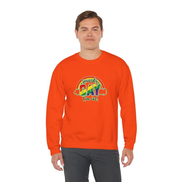 Sounds Gay Unisex Heavy Blend™ Crewneck Sweatshirt