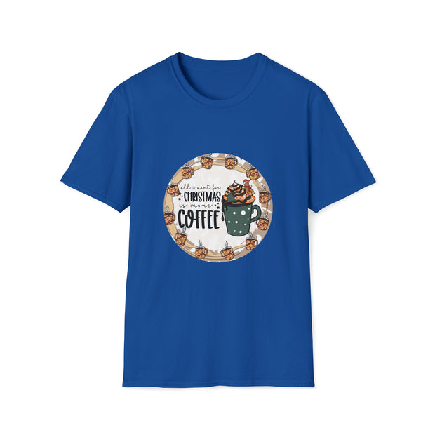 Christmas Coffee Unisex Softstyle T-Shirt