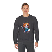 Horror Movie Cats Unisex Heavy Blend™ Crewneck Sweatshirt