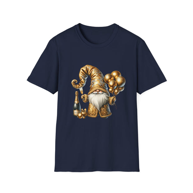 New Year Gnome Unisex Softstyle T-Shirt