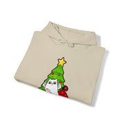 Christmas cat Unisex Heavy Blend™ Hooded Sweatshirt