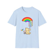 Winnie the Pooh Raining Pride Unisex Softstyle T-Shirt