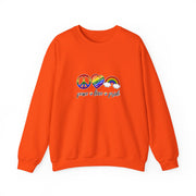 Peace Love Pride Unisex Heavy Blend™ Crewneck Sweatshirt