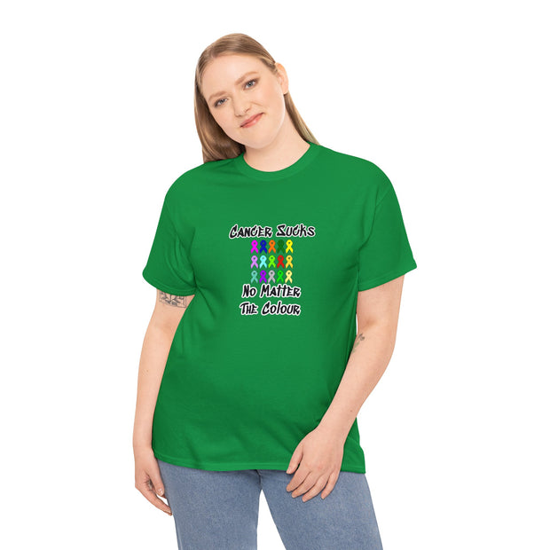 Cancer Sucks Unisex Heavy Cotton Tee