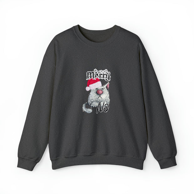 Christmas cat Unisex Heavy Blend™ Crewneck Sweatshirt