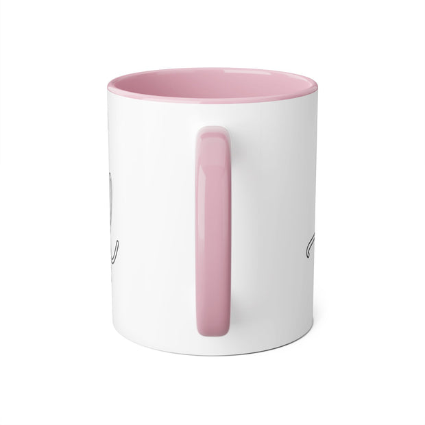 Breast Cancer Support Accent Mugs, 11oz