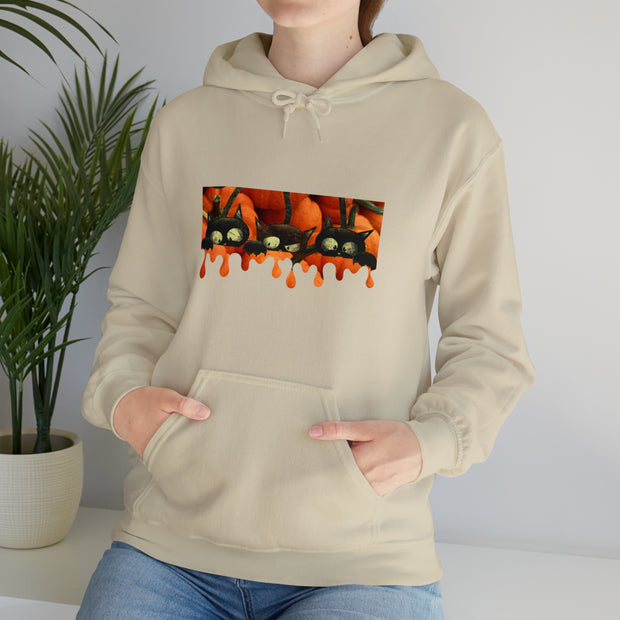 Pumpkin cats Unisex Heavy Blend™ Hooded Sweatshirt