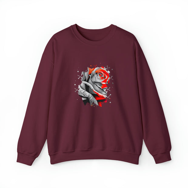 Rose Unisex Heavy Blend™ Crewneck Sweatshirt