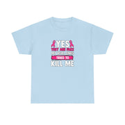 Breast Cancer Unisex Heavy Cotton Tee