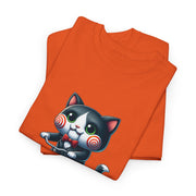 Horror Movie Cats Unisex Heavy Cotton Tee