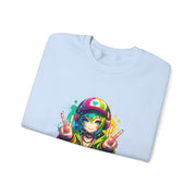 Graffiti Anime Girls Unisex Heavy Blend™ Crewneck Sweatshirt