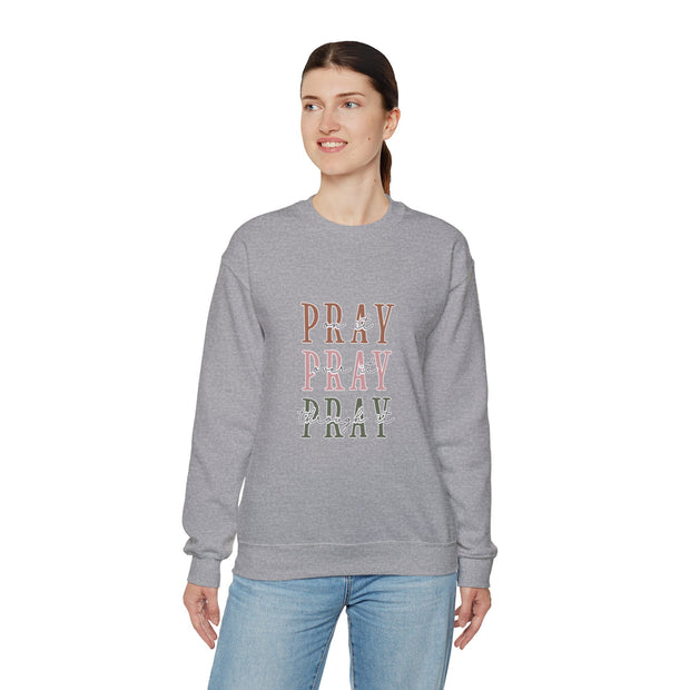 Pray Unisex Heavy Blend™ Crewneck Sweatshirt