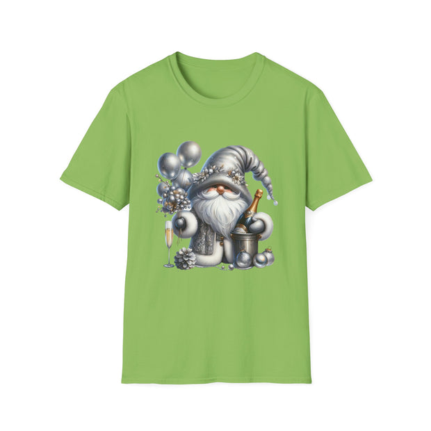 New Year Gnome Unisex Softstyle T-Shirt