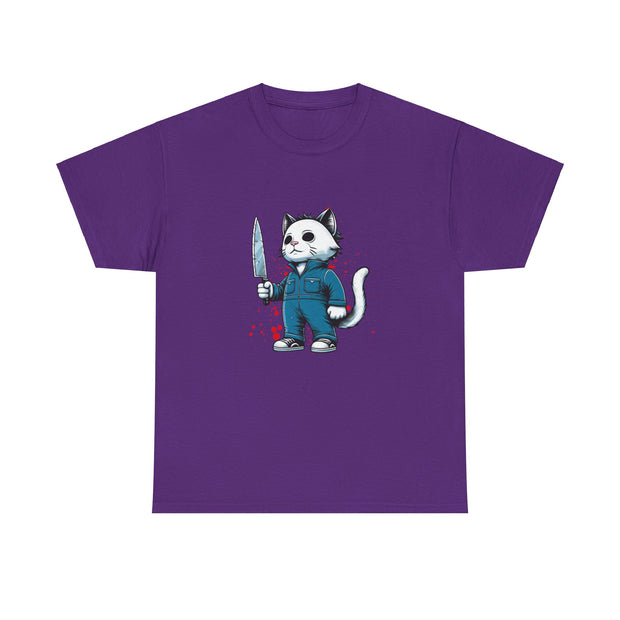 Horror Movie Cats Unisex Heavy Cotton Tee